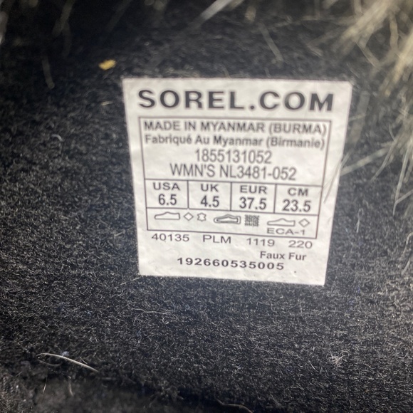 Sorel Caribou Boot Gray Womens 6.5 - Picture 6 of 15